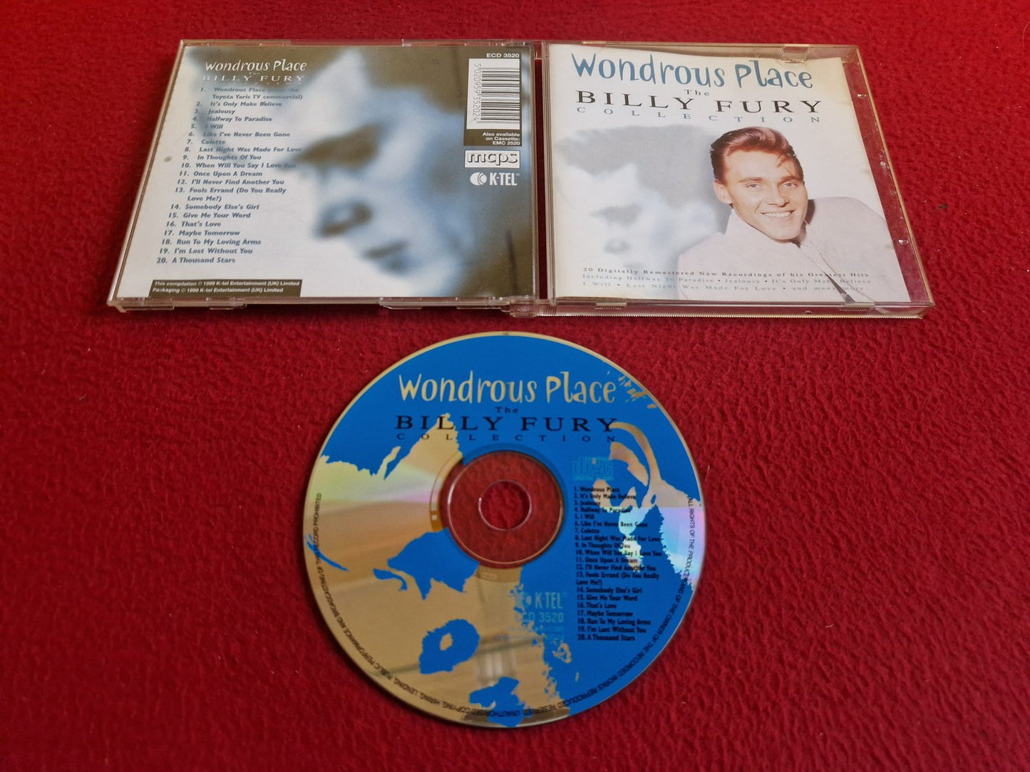 BILLY FURY WONDROUS PLACE THE BILLY FURY COLLECTION CD