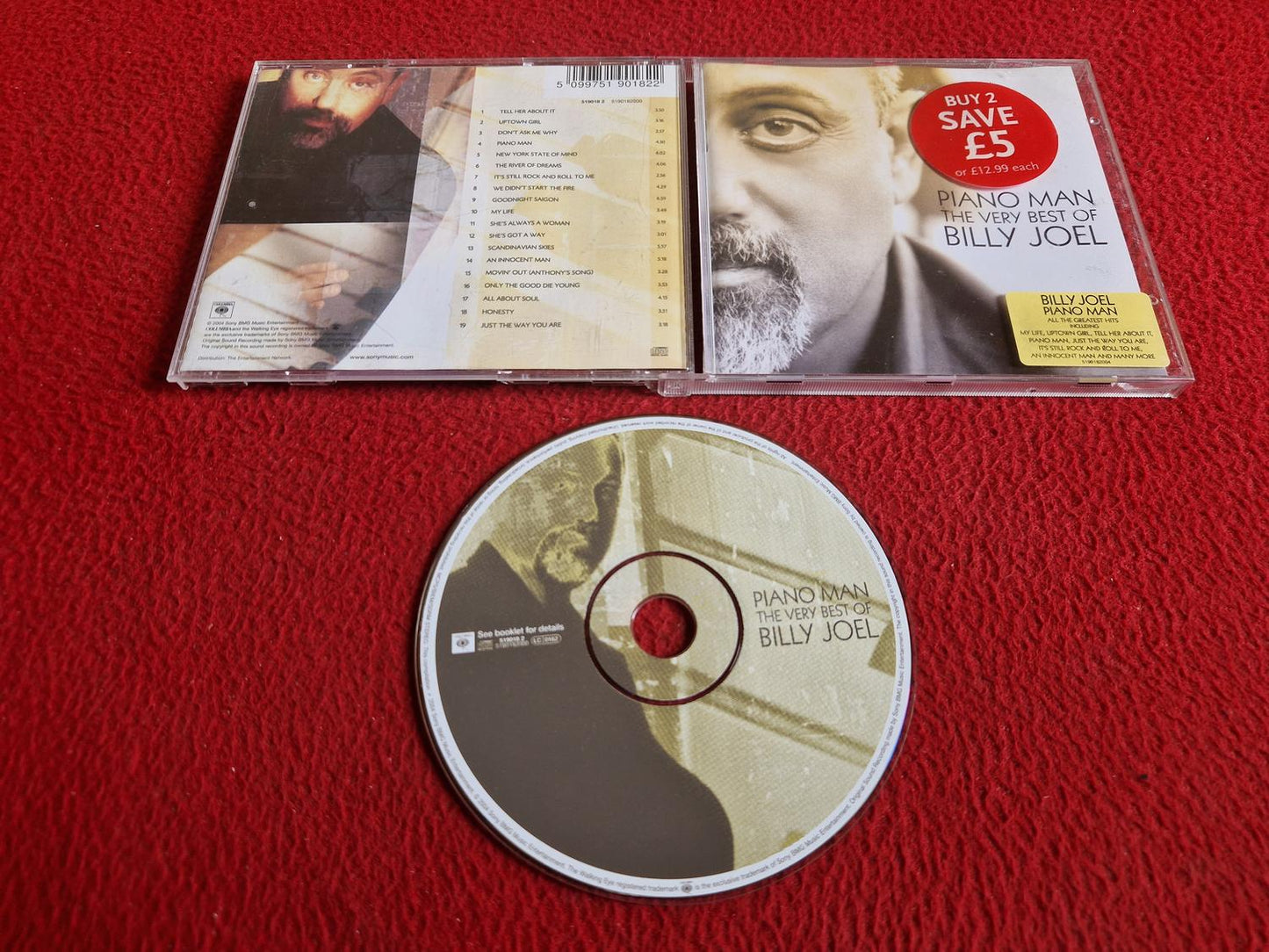 BILLY JOEL PIANO MAN THE VERY BEST OF CD