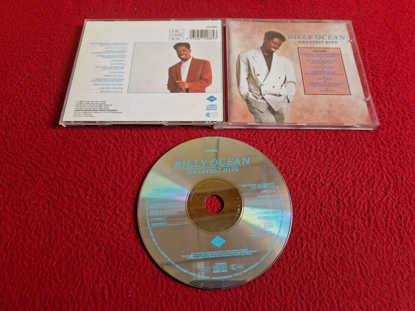 BILLY OCEAN GREATEST HITS CD