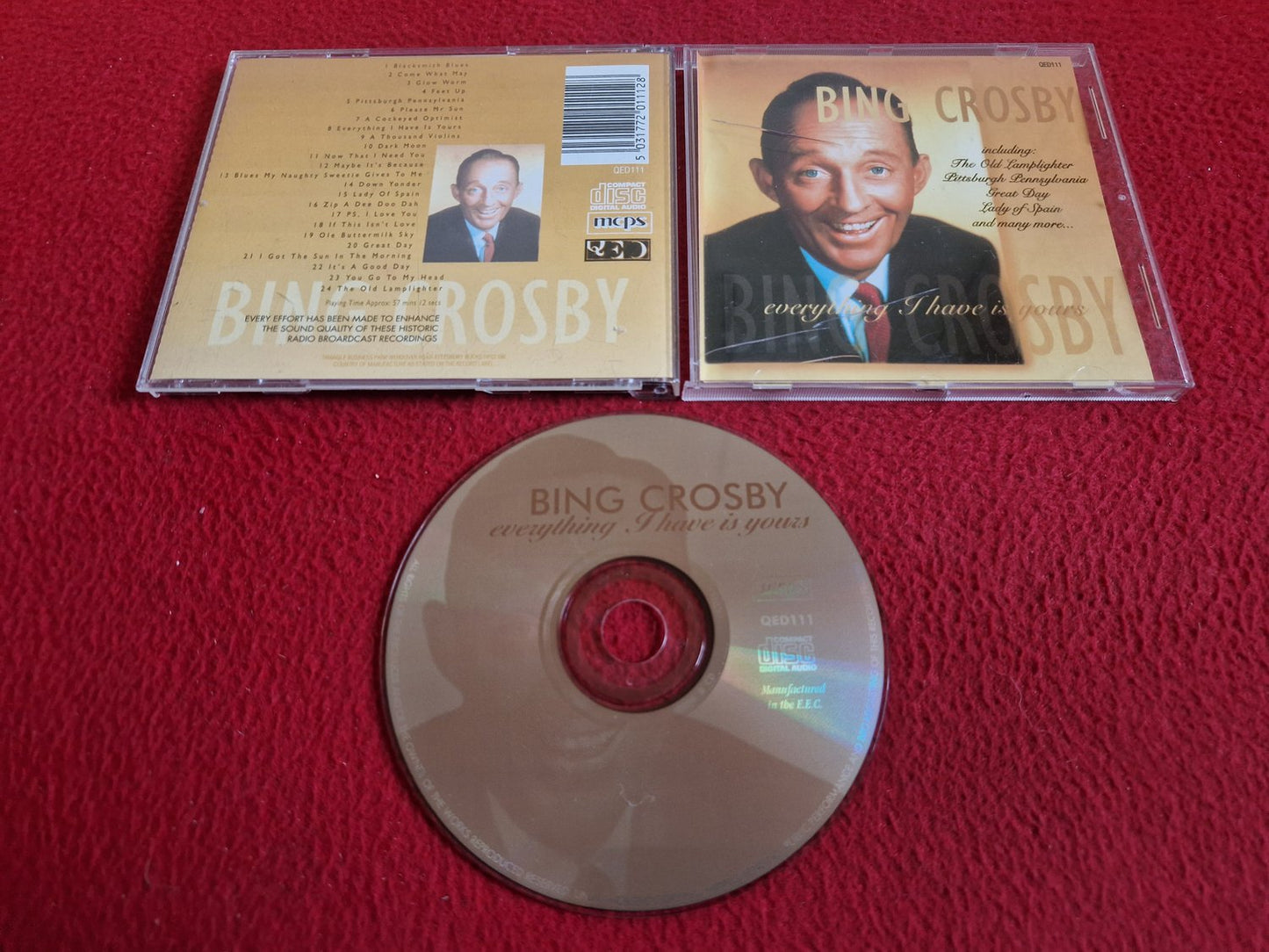 BING CROSBY EVERYTHING I HAVE IS YOURS CD