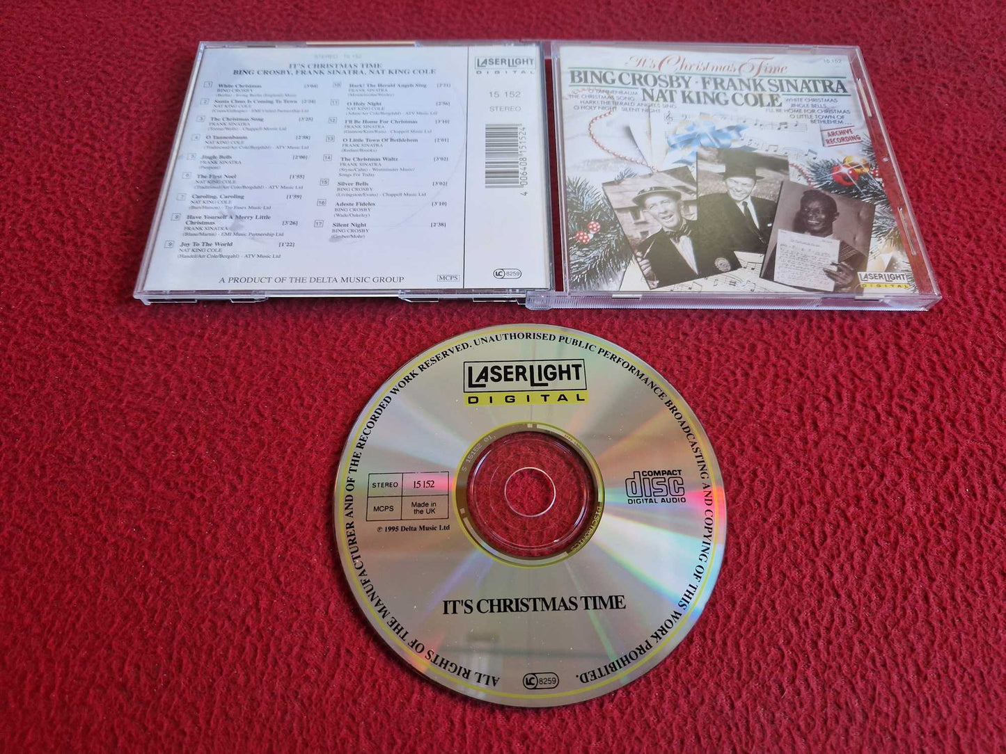 BING CROSBY / FRANK SINATRA / NAT KING COLE IT'S CHRISTMAS TIME CD