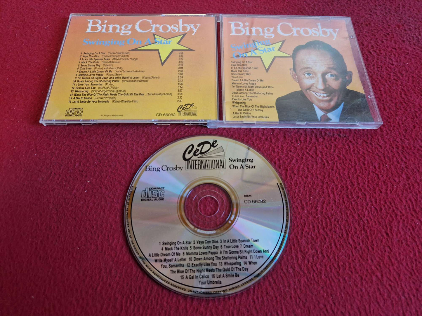 BING CROSBY SWINGING ON A STAR CD