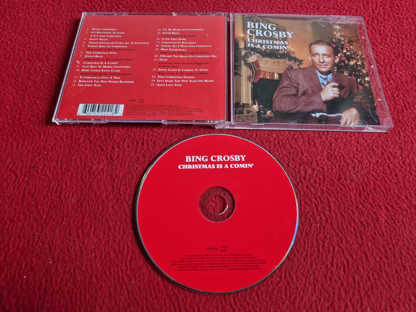 BINGO CROSBY CHRISTMAS IS A COMIN' CD