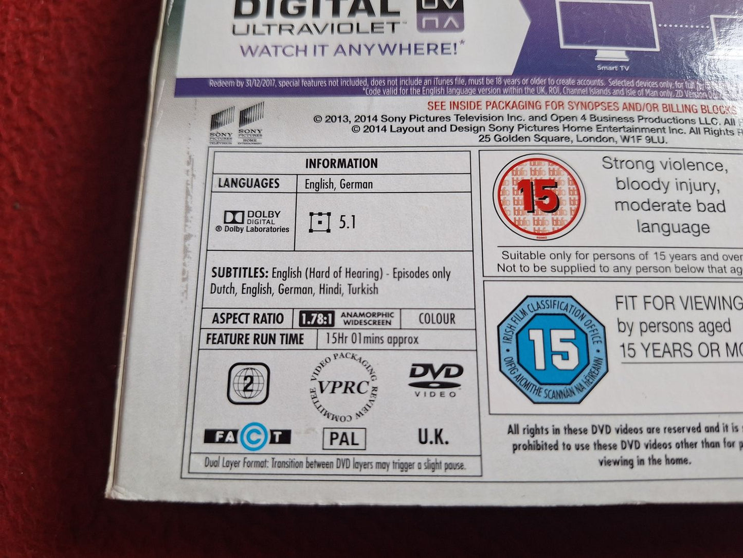 BLACKLIST SEASON 1 BOX DVD