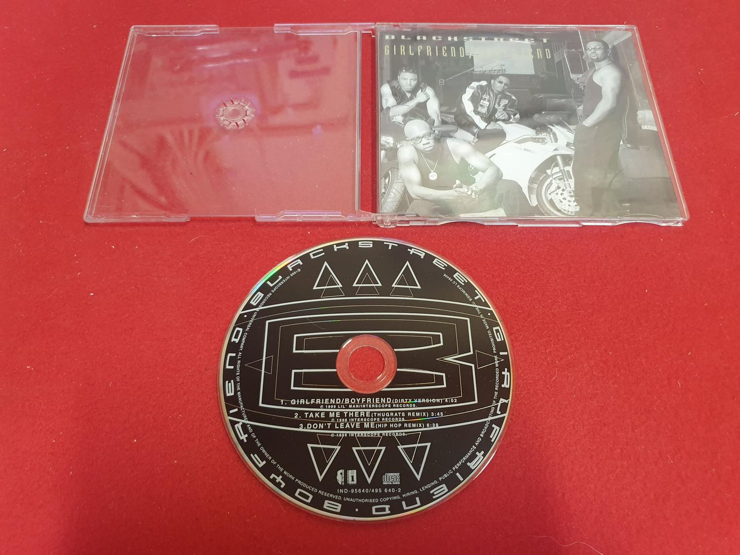 BLACKSTREET GIRLFRIEND / BOYFRIEND SINGEL till CD