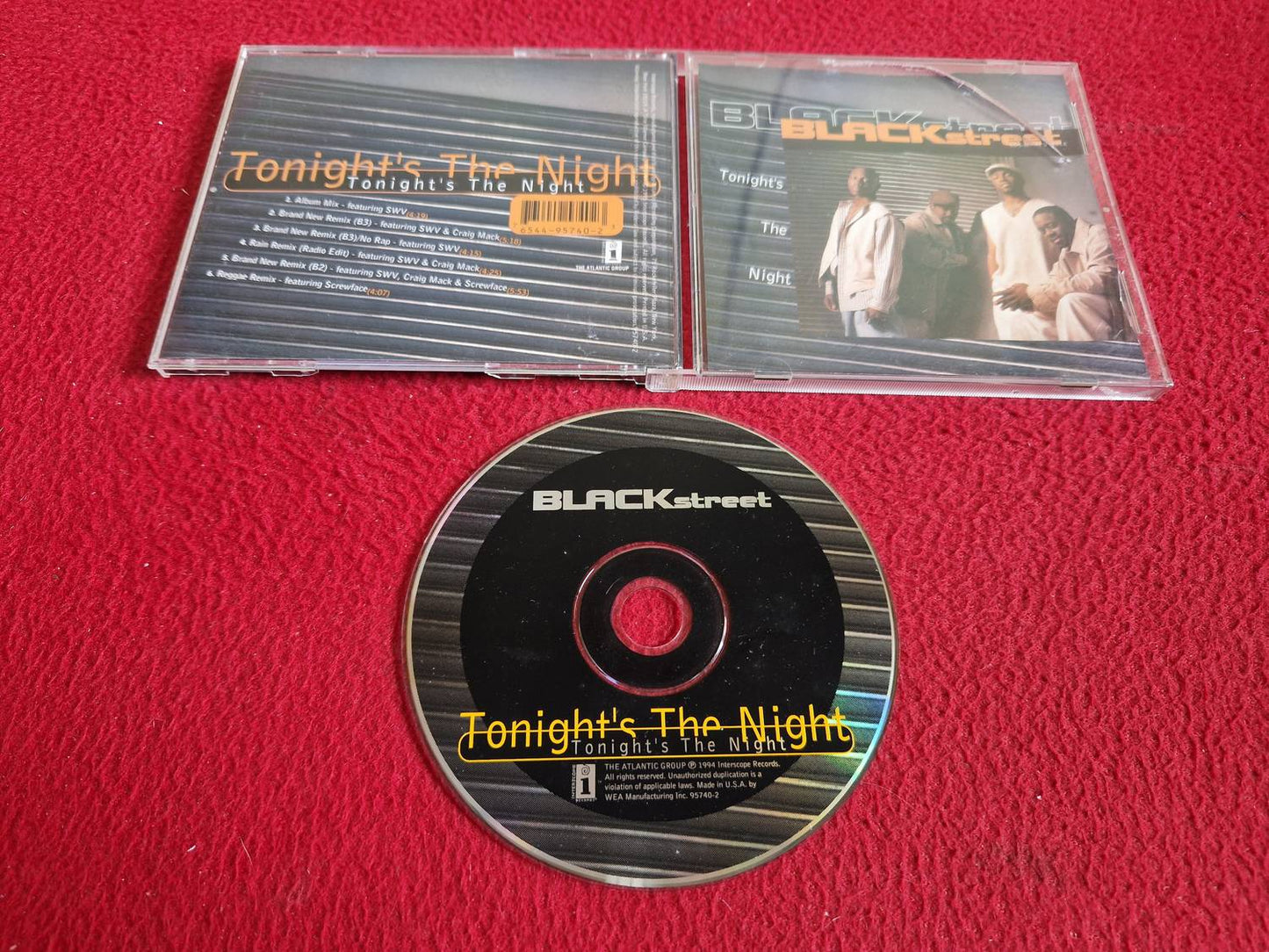 BLACKSTREET TONIGHT'S THE NIGHT CD