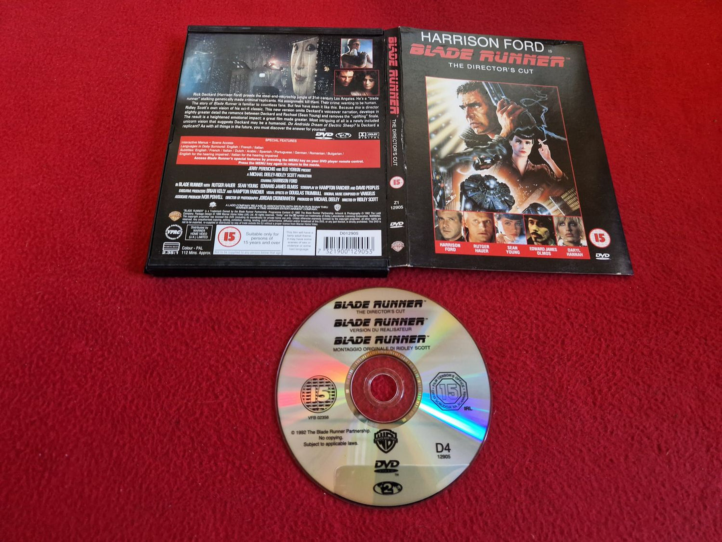 BLADE RUNNER: THE DIRECTOR'S CUT DVD