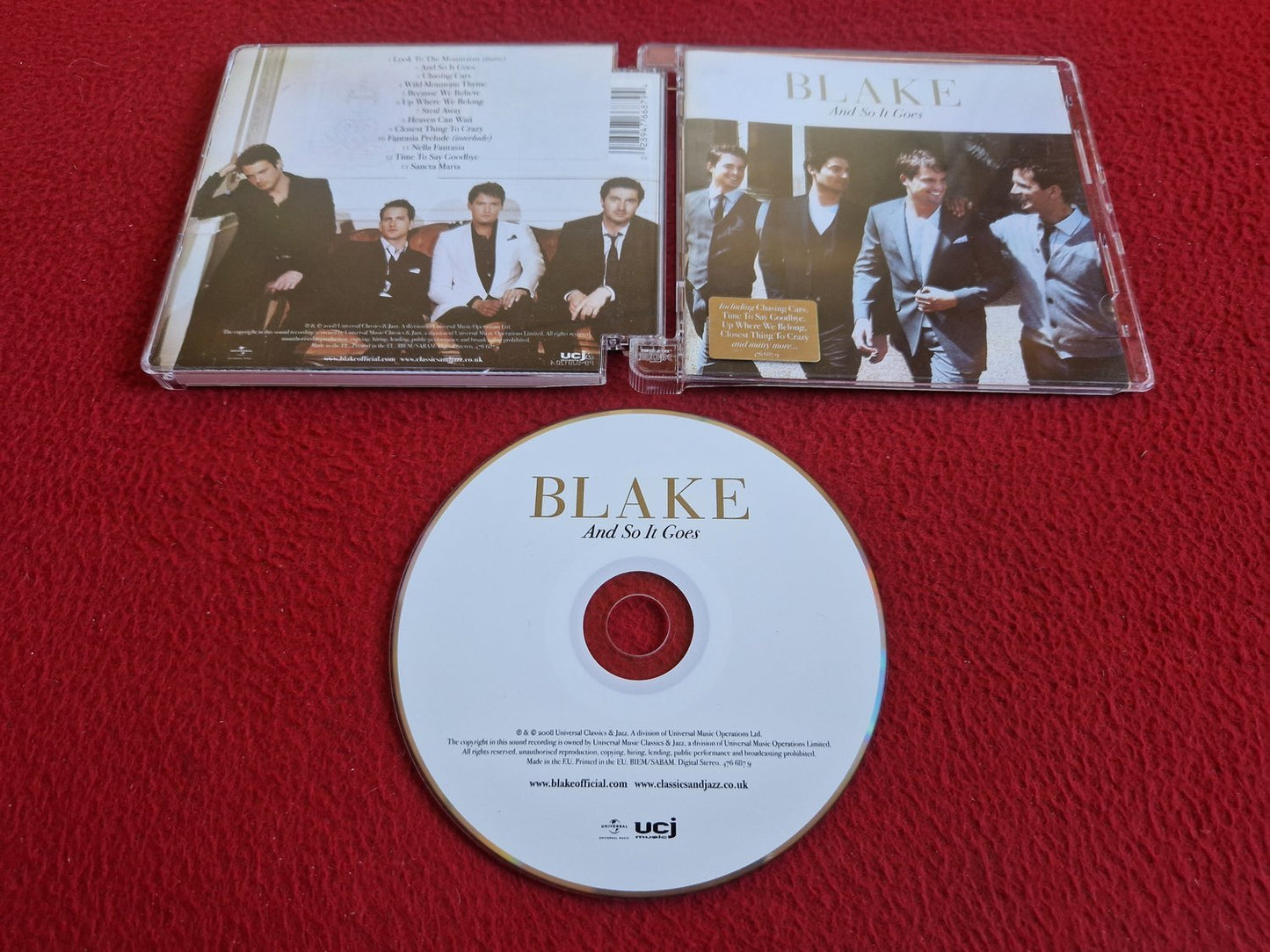 BLAKE AND SO IT GOES CD