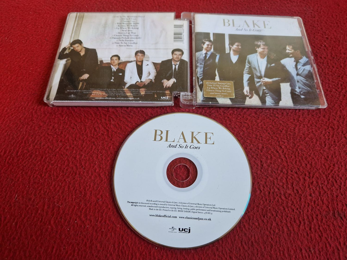 BLAKE AND SO IT GOES CD