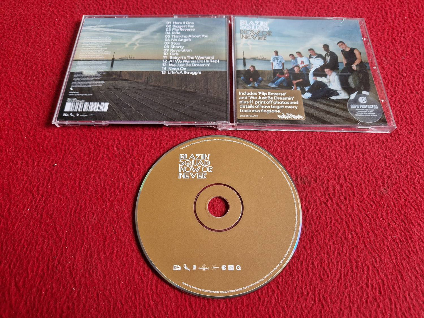 BLAZIN' SQUAD NOW OR NEVER CD