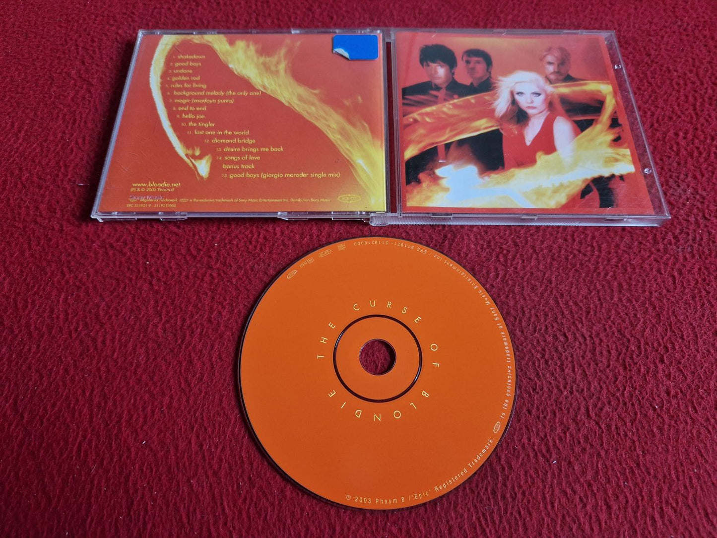 BLONDIE THE CURSE OF CD