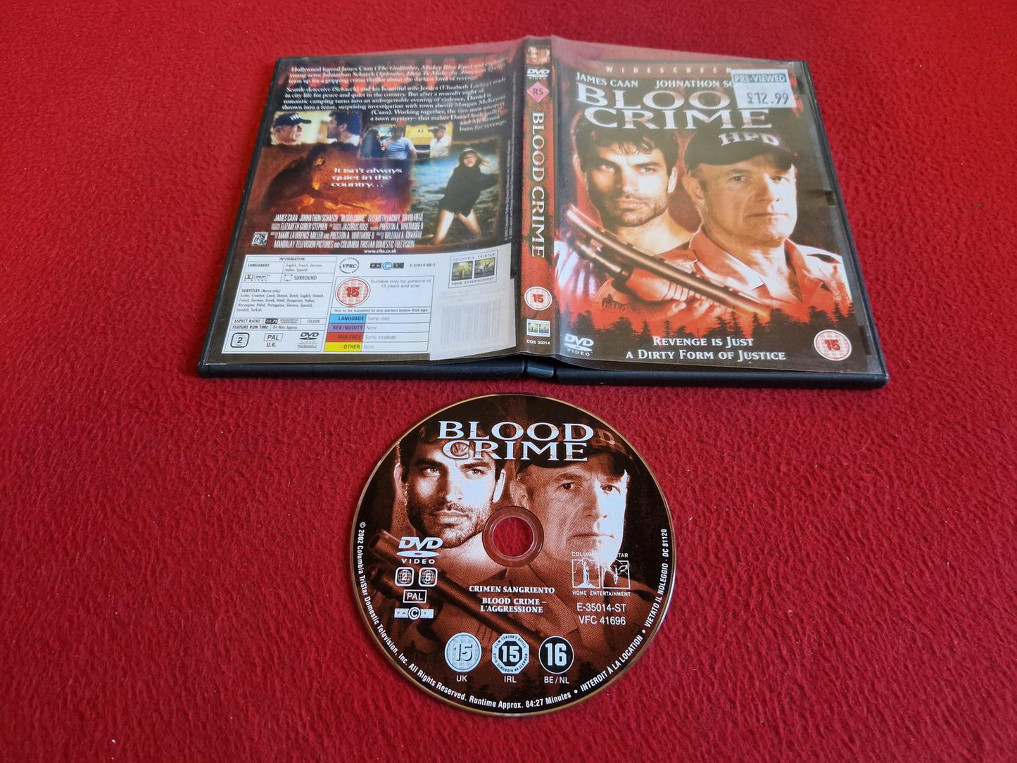 BLOOD CRIME DVD