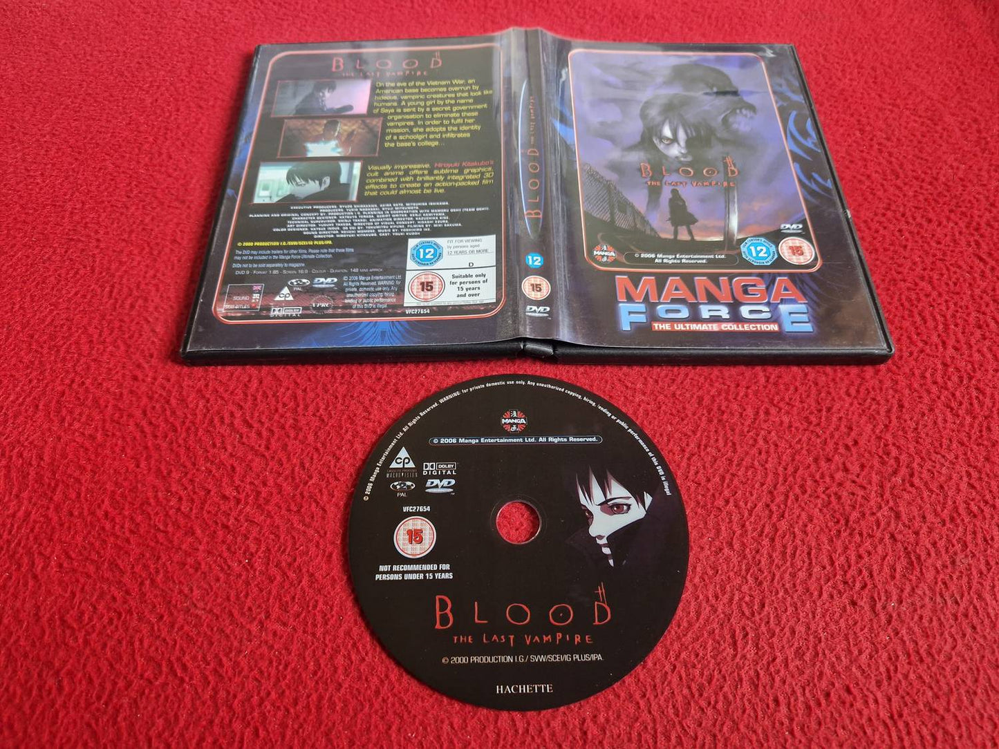 BLOOD THE LAST VAMPIRE DVD