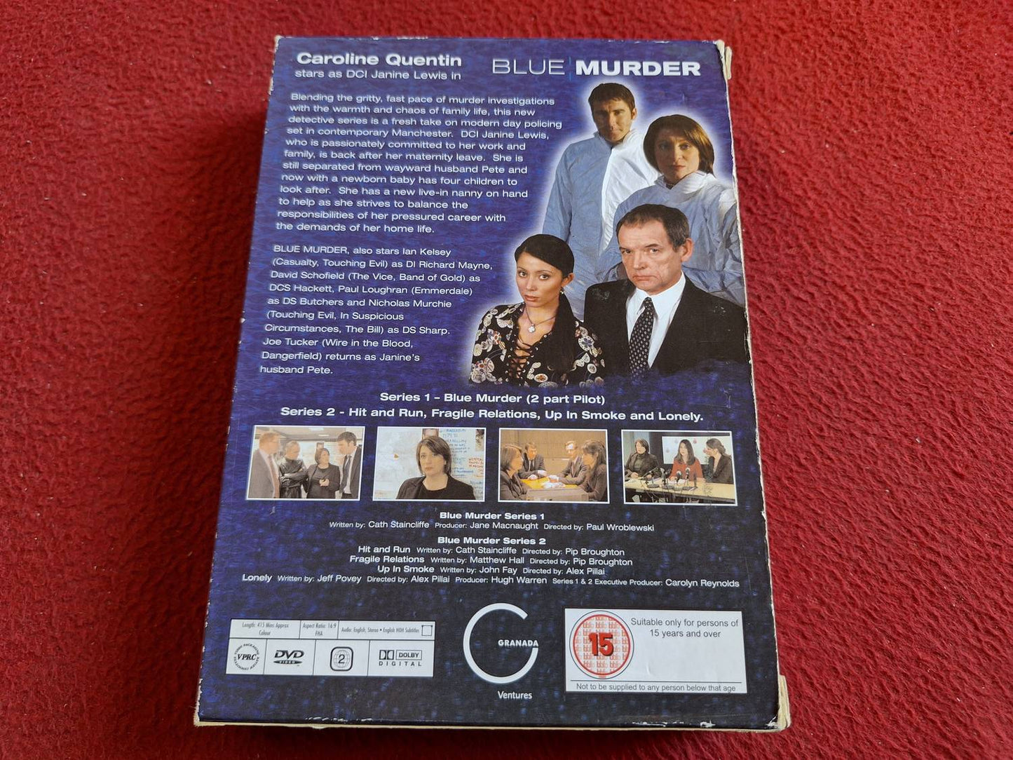 BLUE MURDER SERIES 1 & 2 BOX DVD
