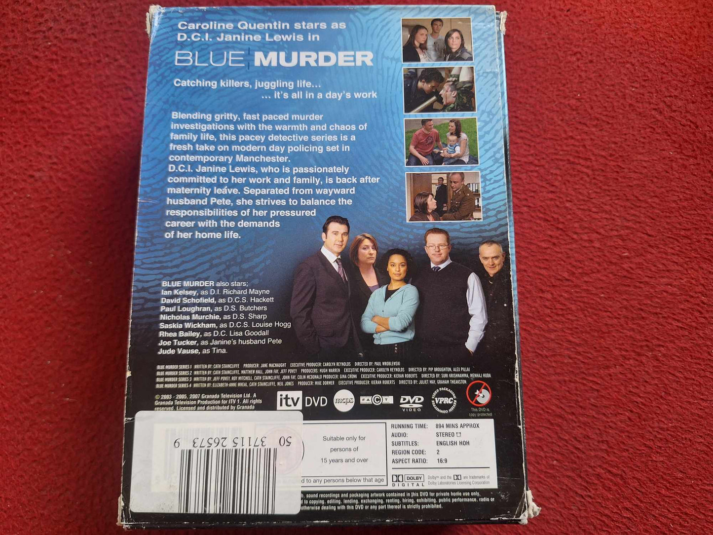 BLUE MURDER SERIES 1 - 4 BOX DVD