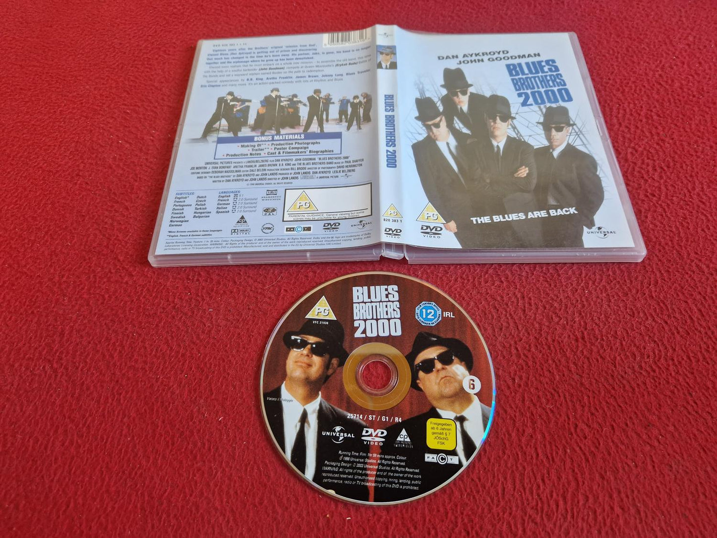 BLUES BROTHERS 2000 DVD