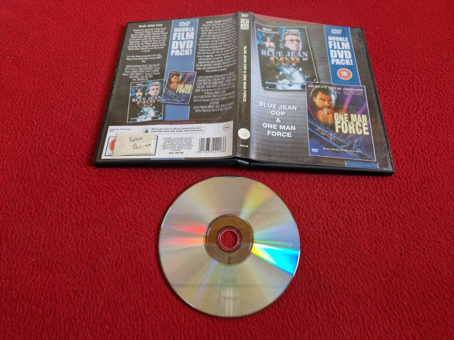 BLU JEAN COP / ONE MAN FORCE DVD