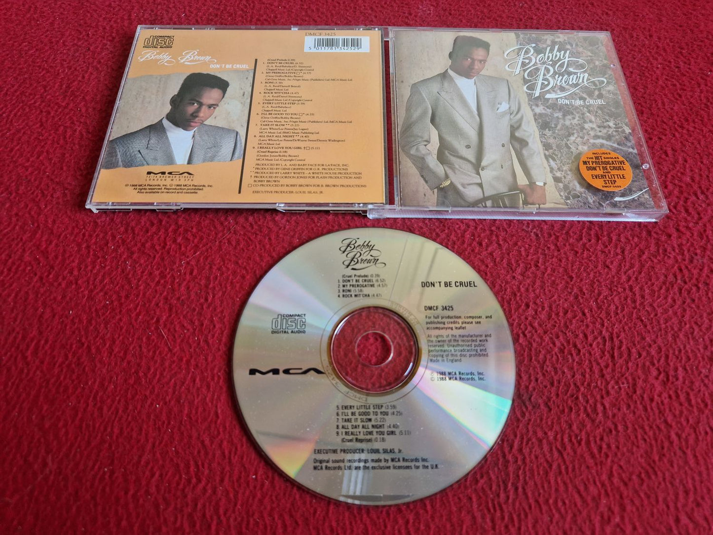 BOBBY BROWN DON'T BE CRUEL CD