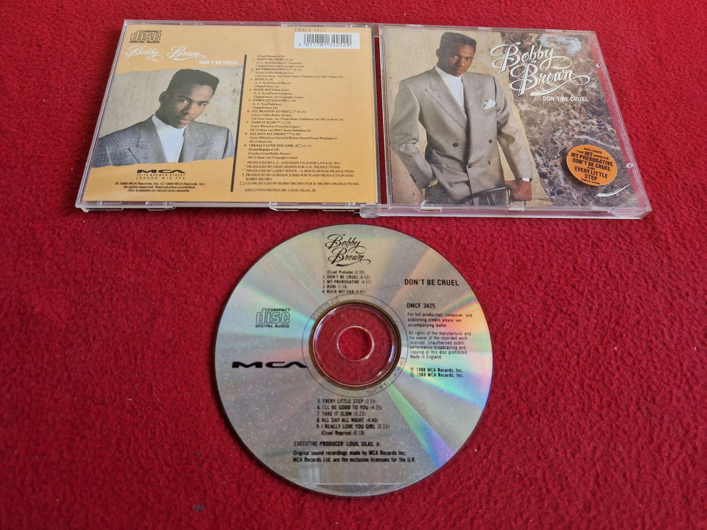 BOBBY BROWN DON'T BE CRUEL CD
