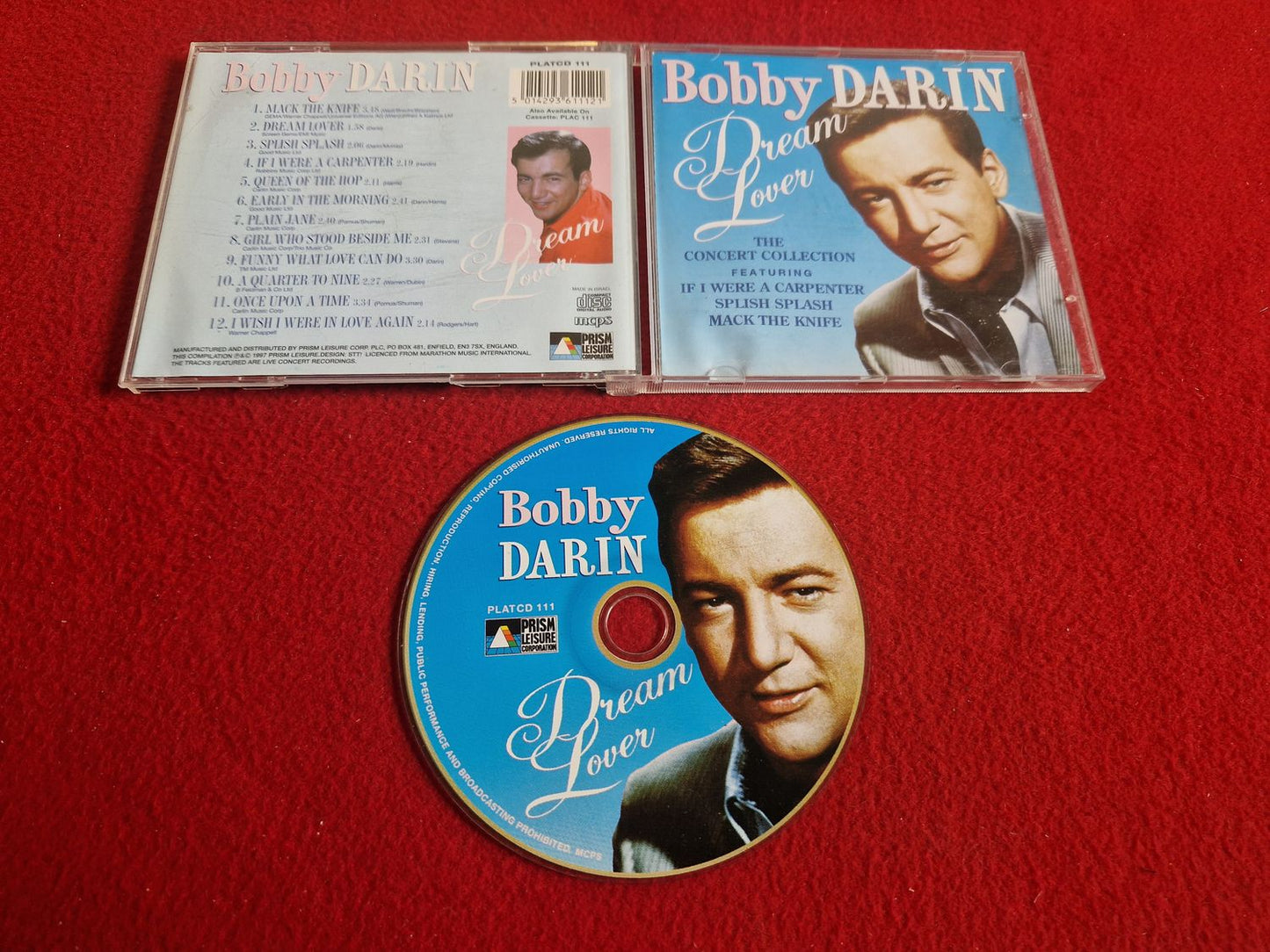 BOBBY DARIN DREAM LOVER till CD