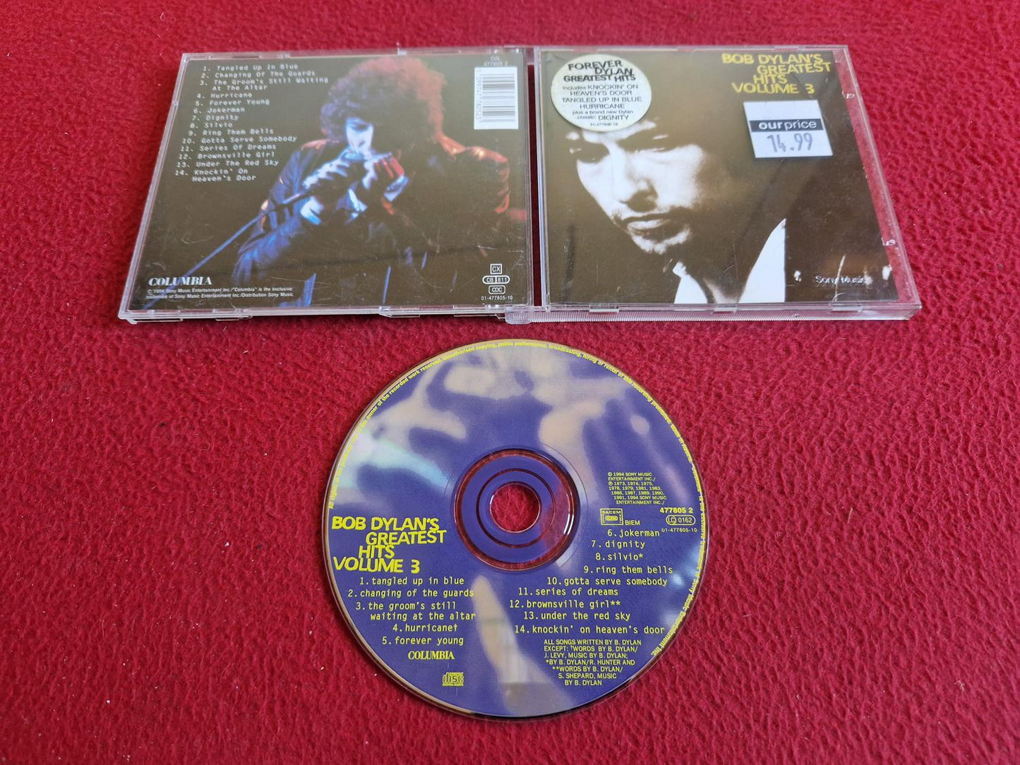 BOB DYLAN GREATEST HITS VOLUME 3 CD