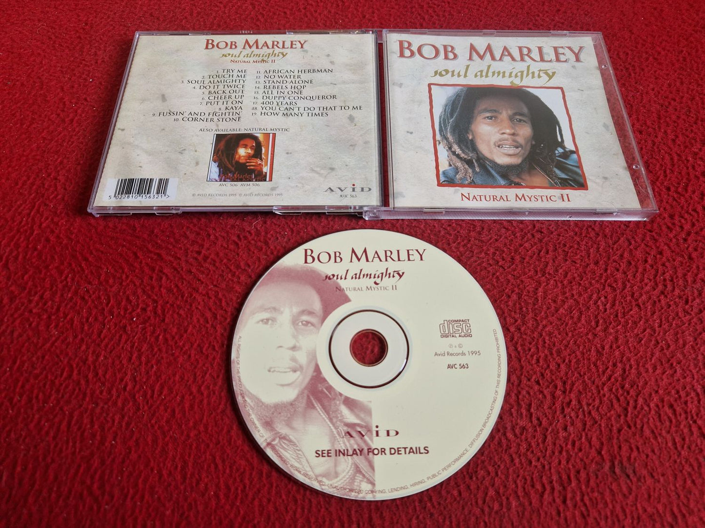 BOB MARLEY SOUL ALMIGHTY NATURAL MYSTIC II CD
