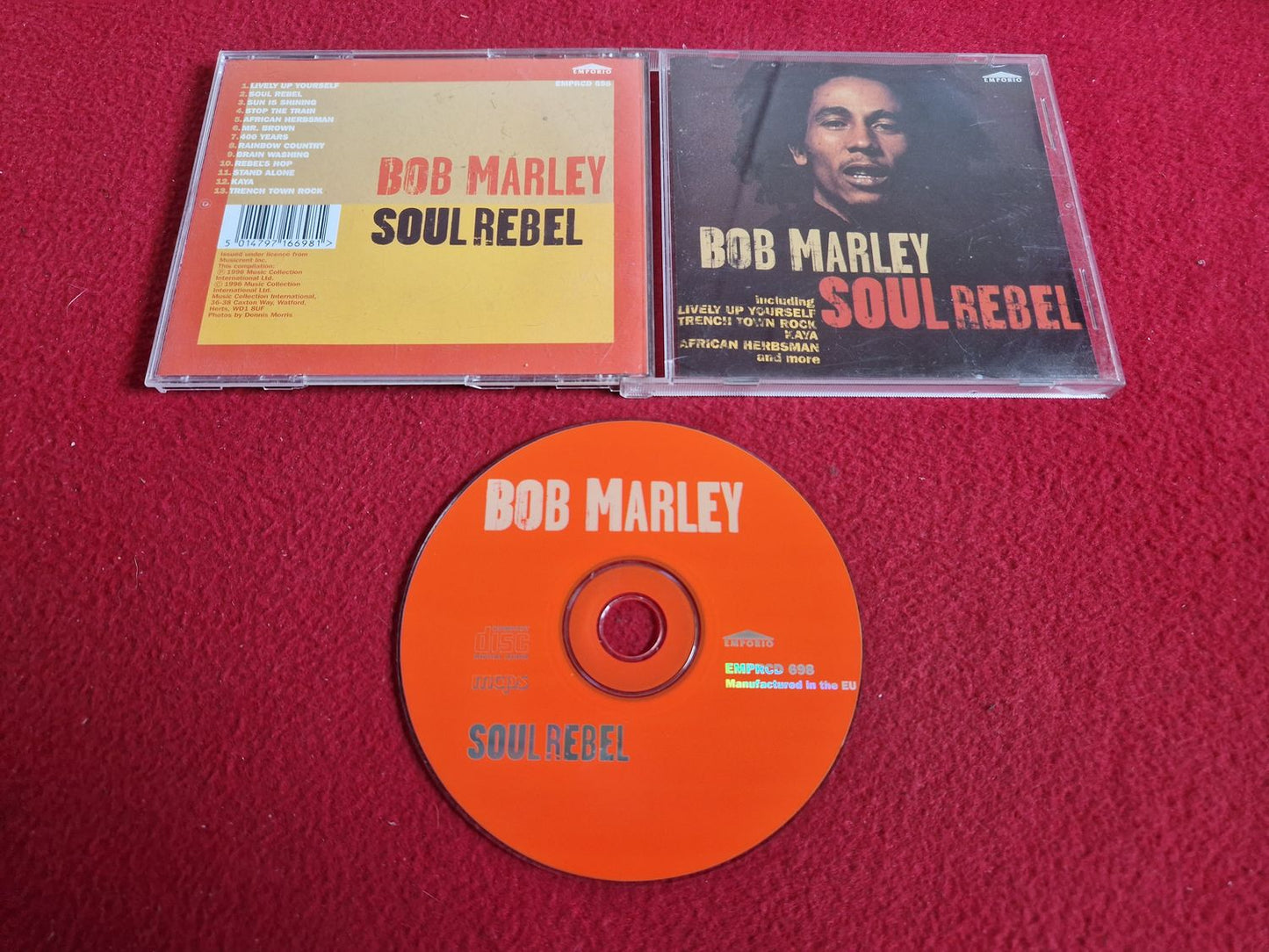 BOB MARLEY SOUL REBEL CD