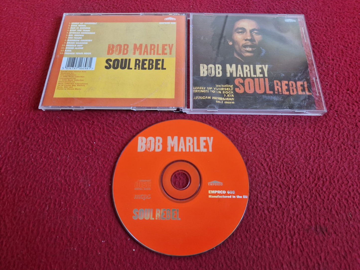 BOB MARLEY SOUL REBEL CD