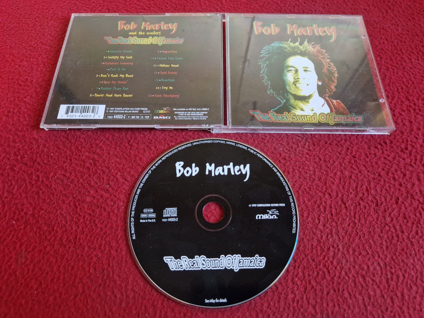 BOB MARLEY THE REAL SOUND OF JAMAICA CD