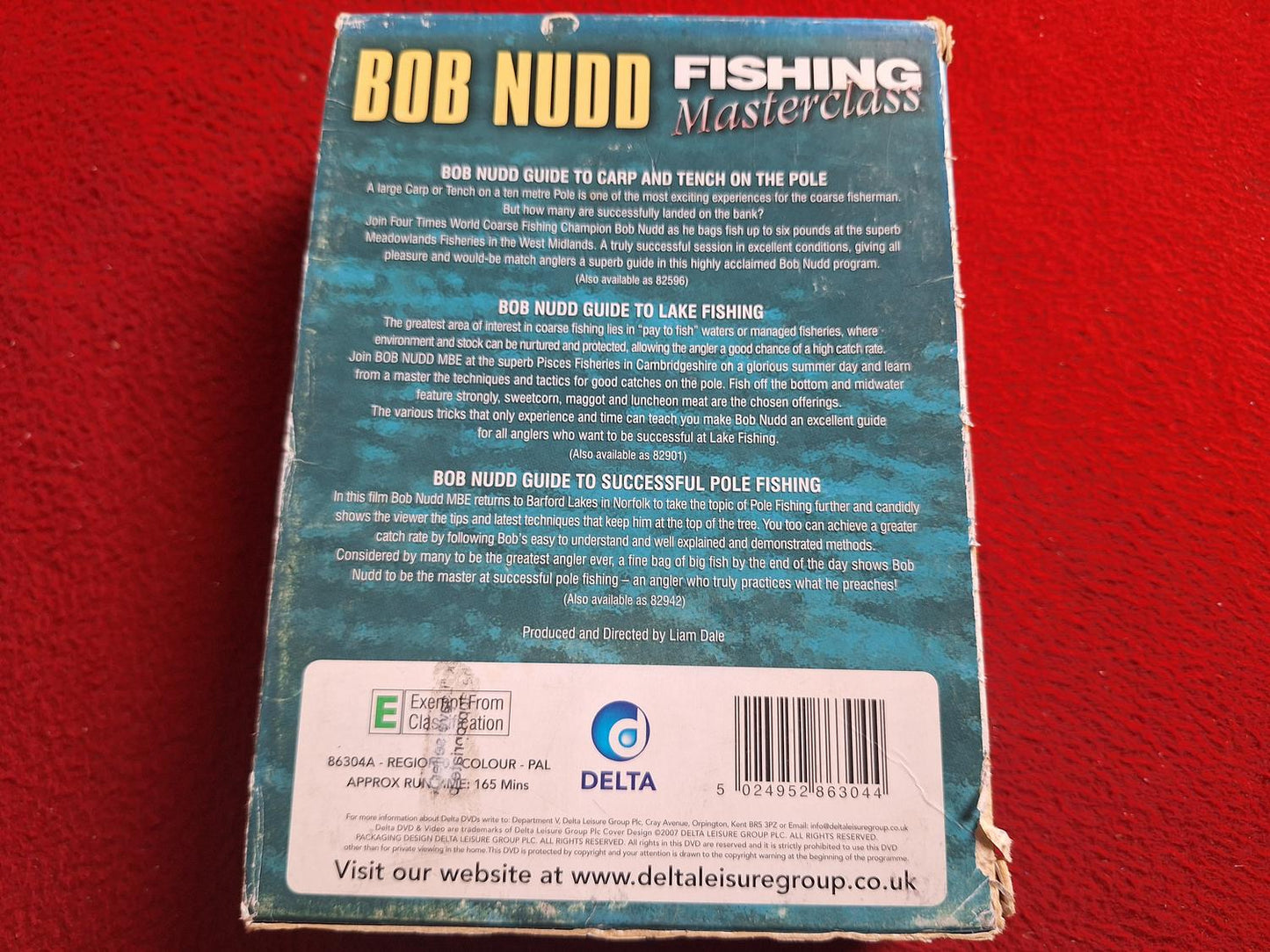 BOB NUDD FISHING MASTERCLASS BOX DVD