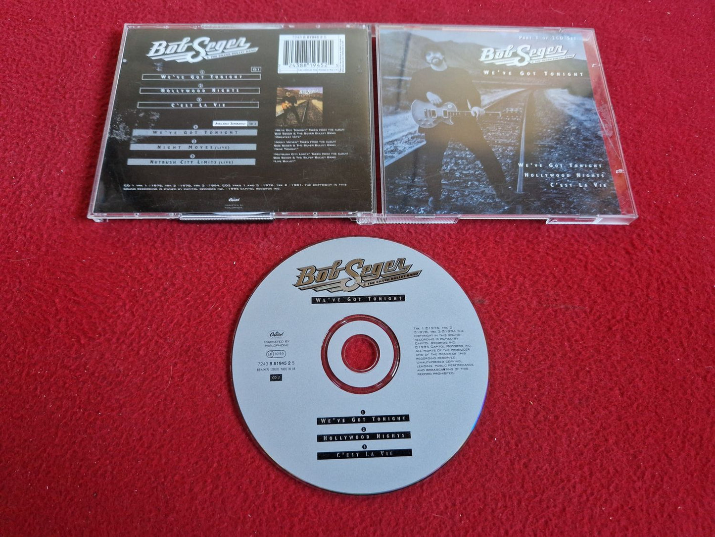 BOB SEGER WE'VE GOT TONIGHT PART 1 OF 2 CD SET