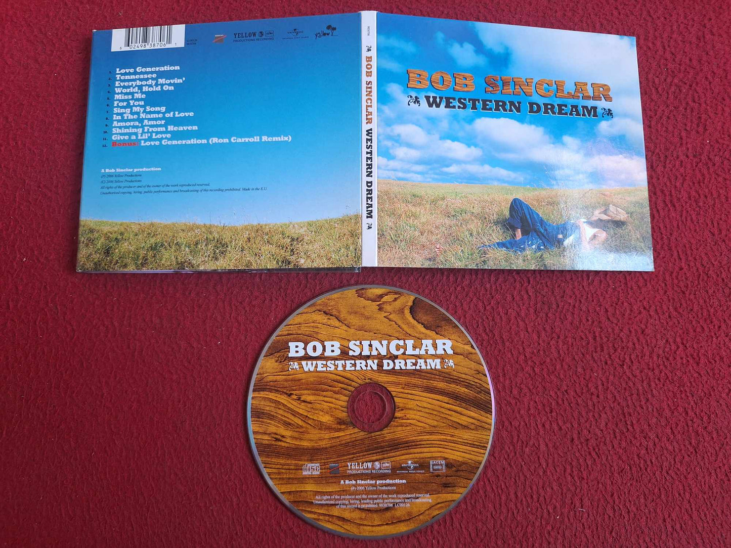 BOB SINCLAIR WESTERN DREAM CD