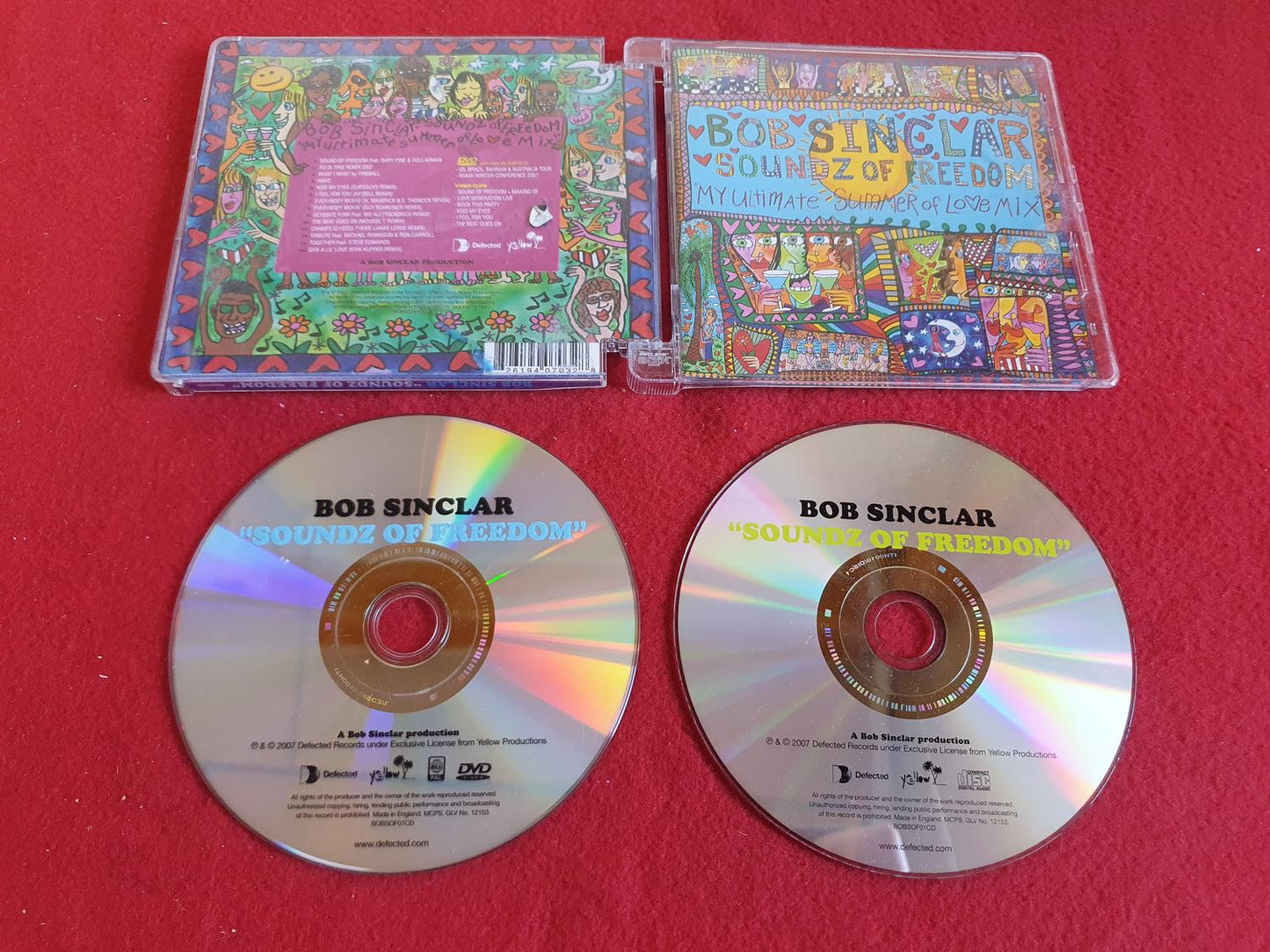 BOB SINCLAR SOUNDZ OF FREEDOM MY ULTIMATE SUMMER OF LOVE MIX till CD