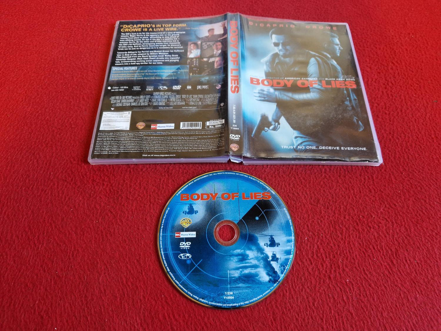 BODY OF LIES DVD