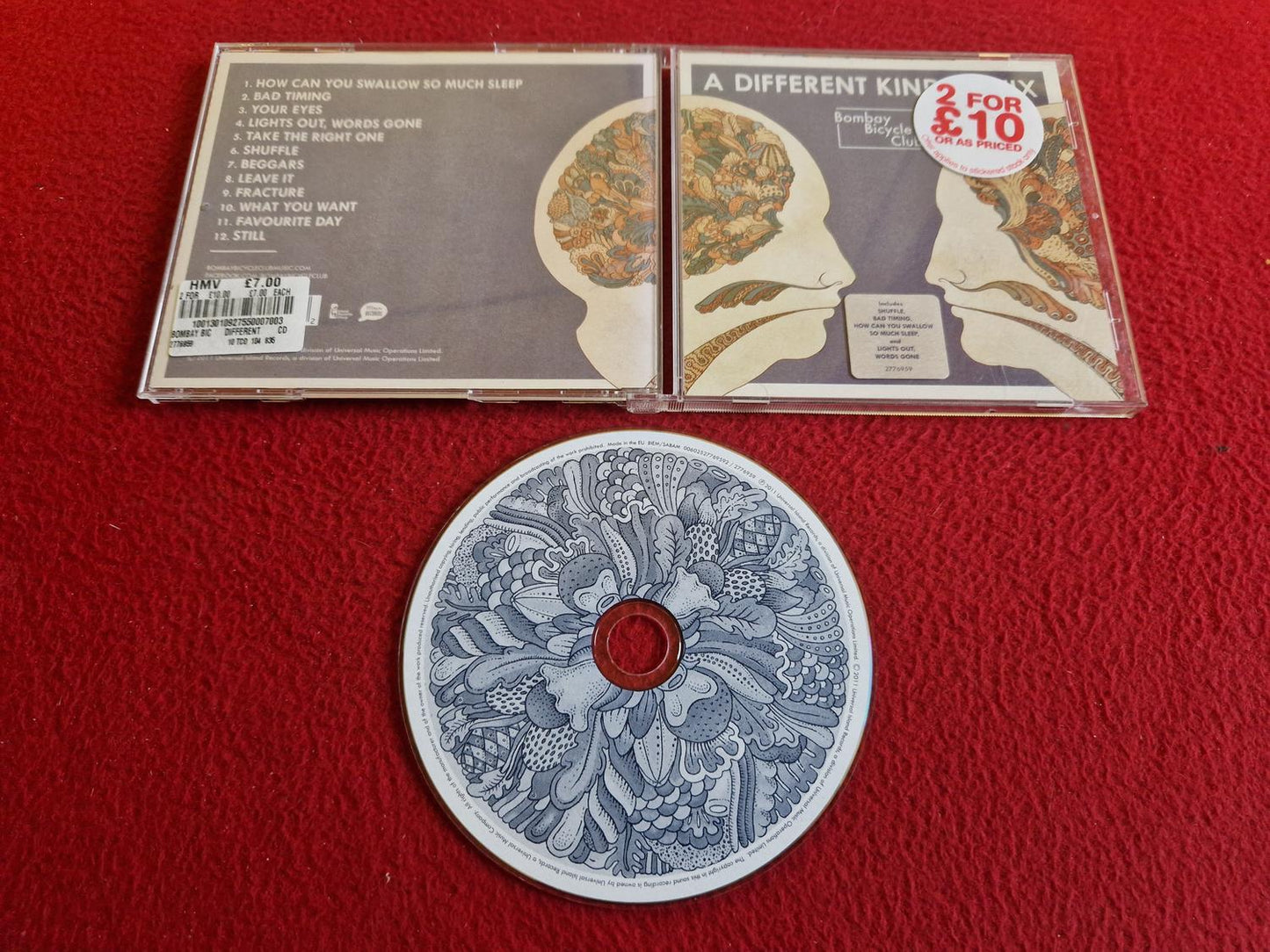 BOMBAY BICYCLE CLUB A DIFFRENT KIND OF FIX CD