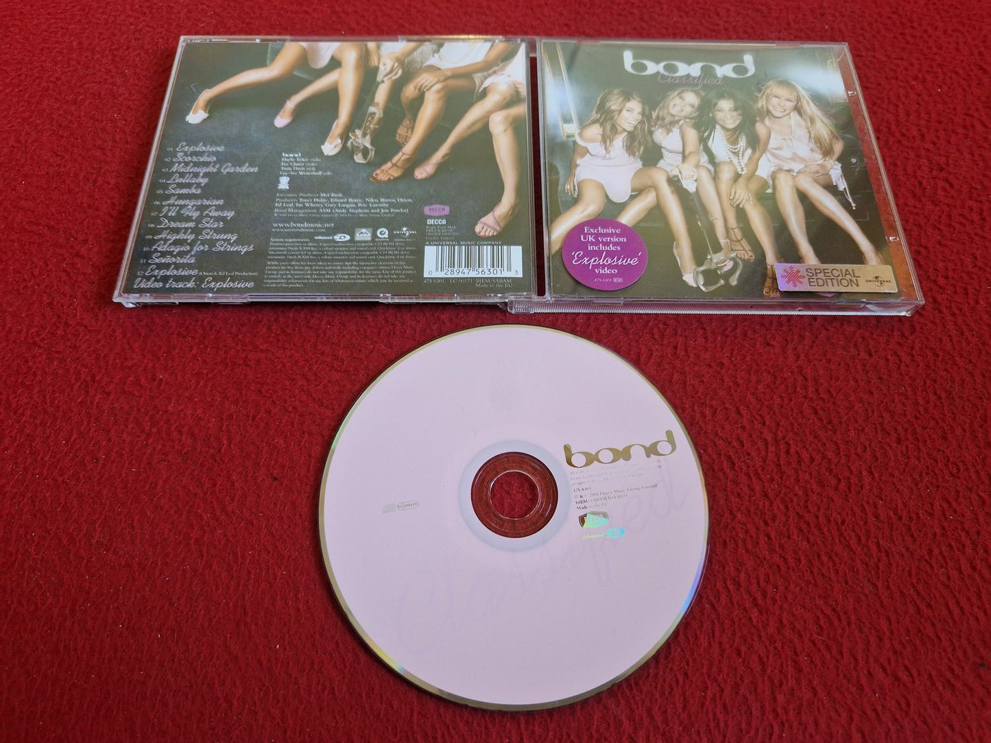 BOND CLASSIFIED CD