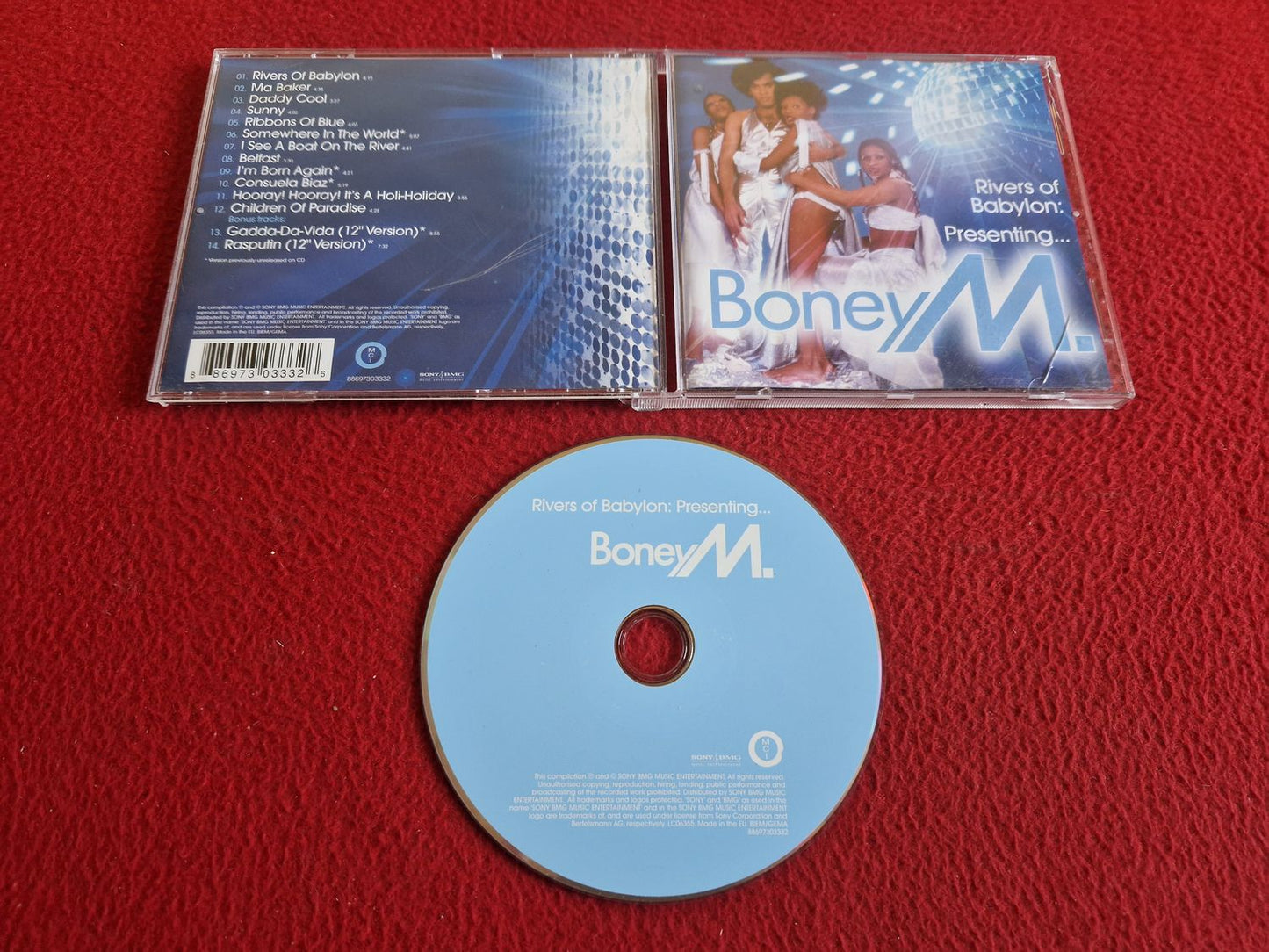 BONEY M RIVERS OF BABYLON CD