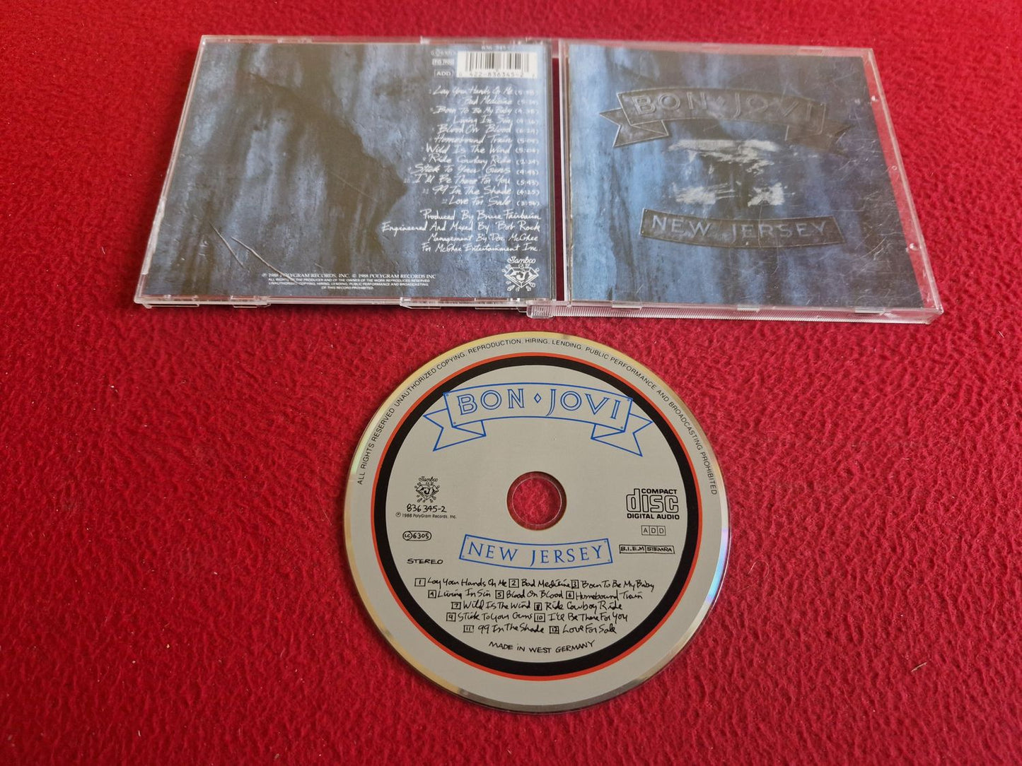 BON JOVI NEW JERSEY CD