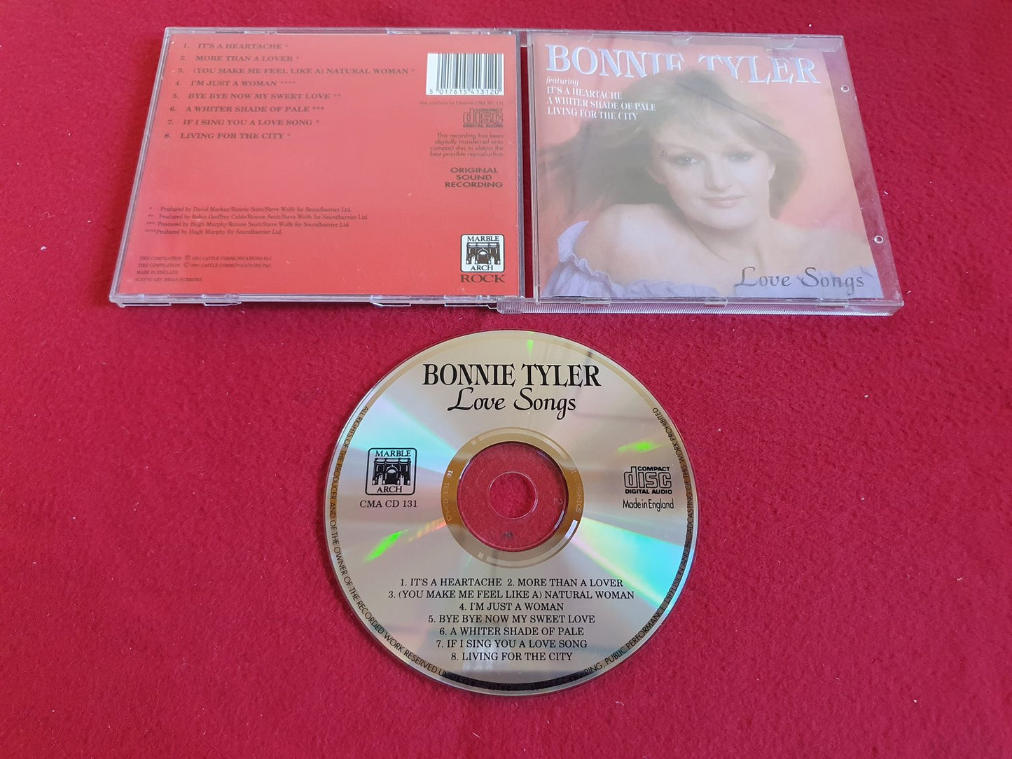 BONNIE TYLER LOVE SONGS till CD