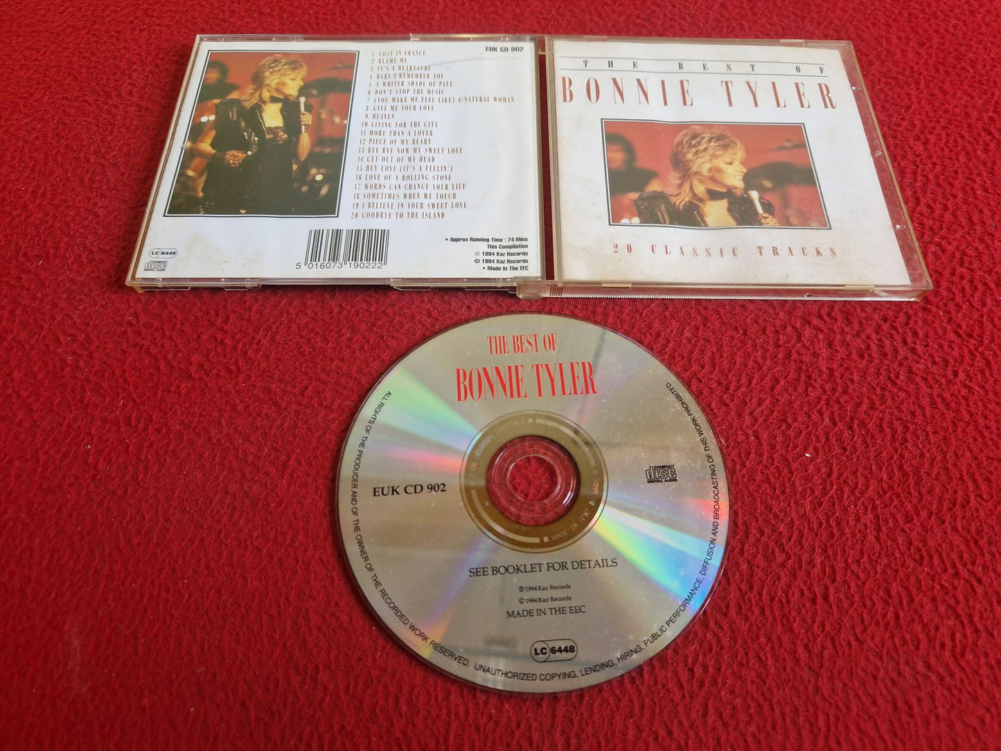 BONNIE TYLER THE BEST OF CD