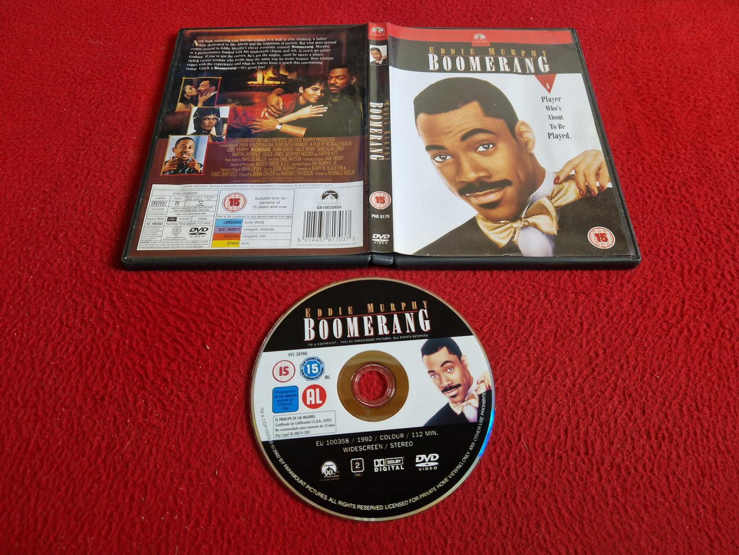 BOOMERANG DVD