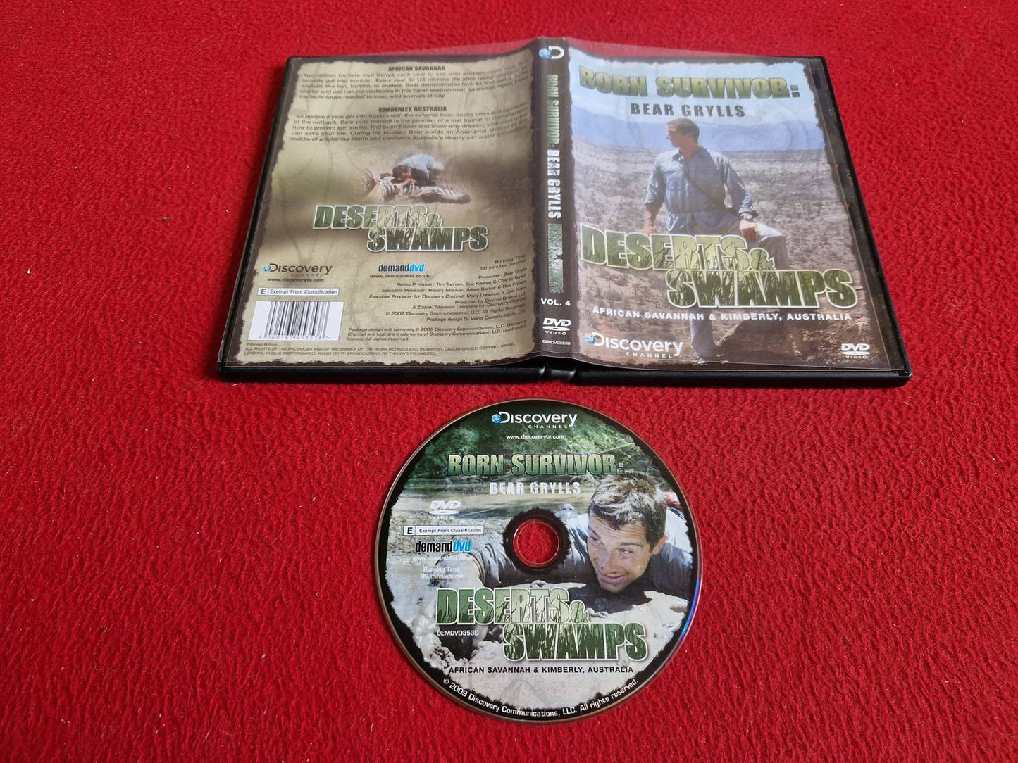 BORN SURVIVOR BEAR GRYLLS DESERTS & SWAMPS DVD