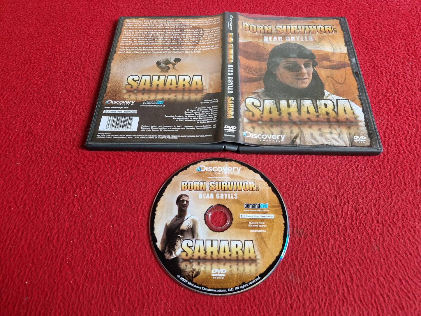BORN SURVIVOR BEAR GRYLLS SAHARA DVD