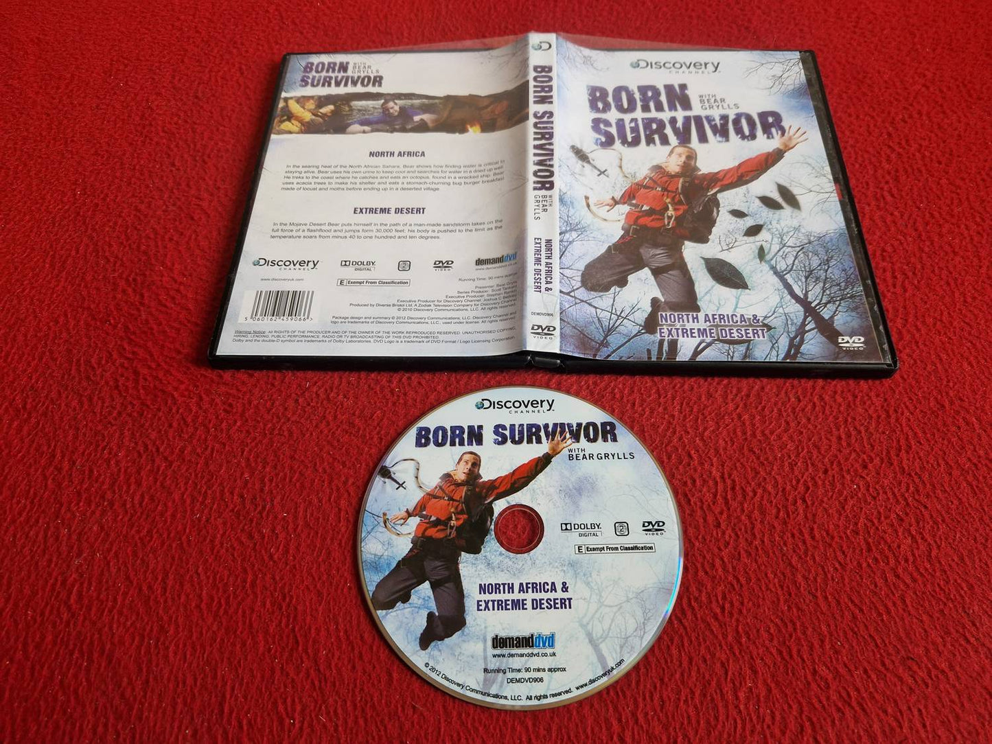 BORN SURVIVOR WITH BEAR GRYLLS NORTH AFRICA & EXTREME DESERT DVD
