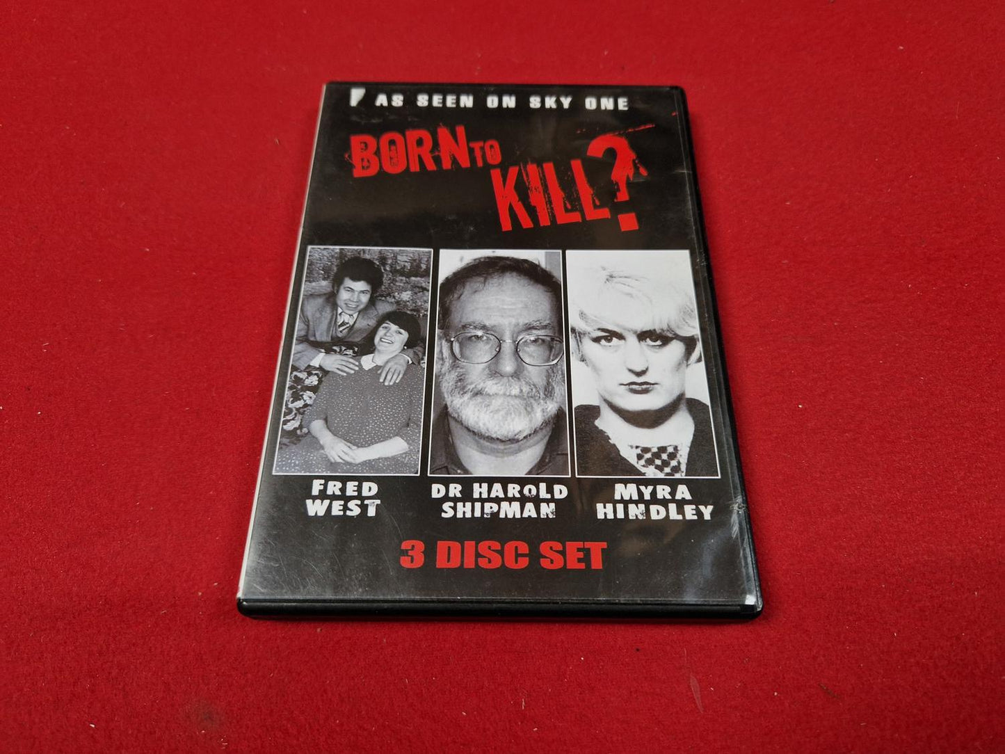 BORN TO KILL FRED WEST / DR HAROLD SHIPMAN / MYRA HINDLEY BOX till DVD