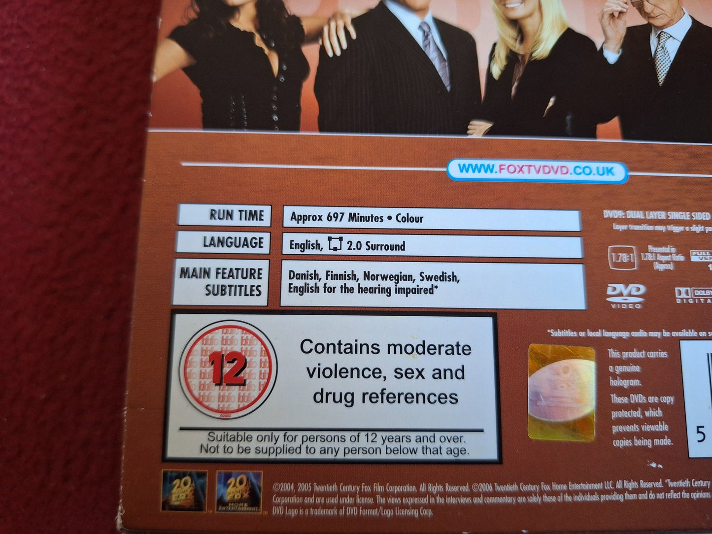 BOSTON LEGAL SEASON 1 BOX DVD