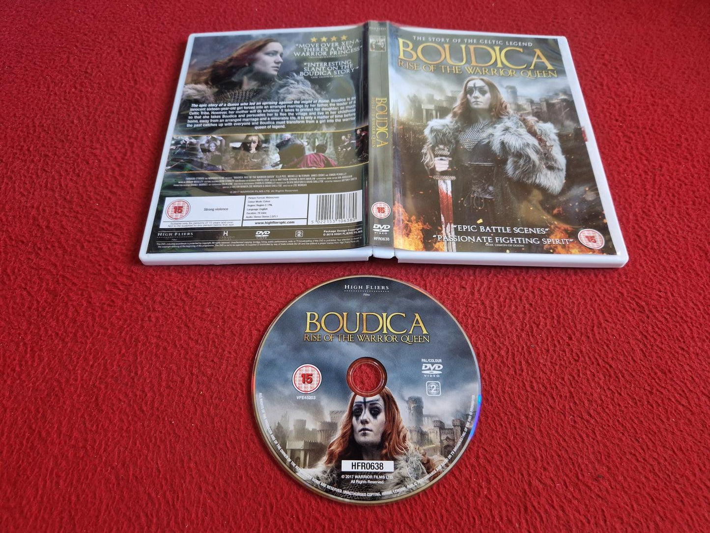 BOUDICA RISE OF THE WARRIOR QUEEN DVD