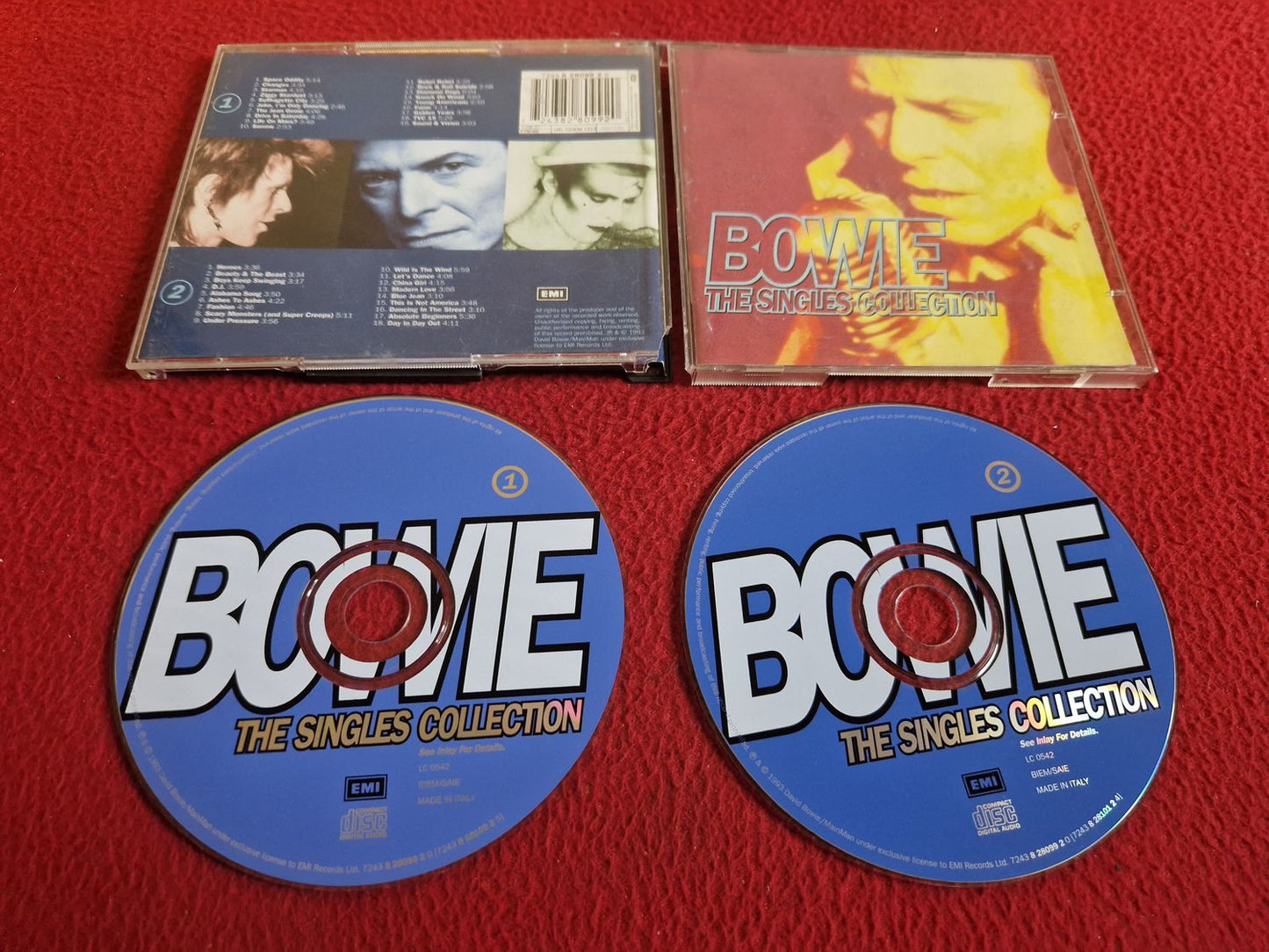 BOWIE THE SINGLES COLLECTION CD