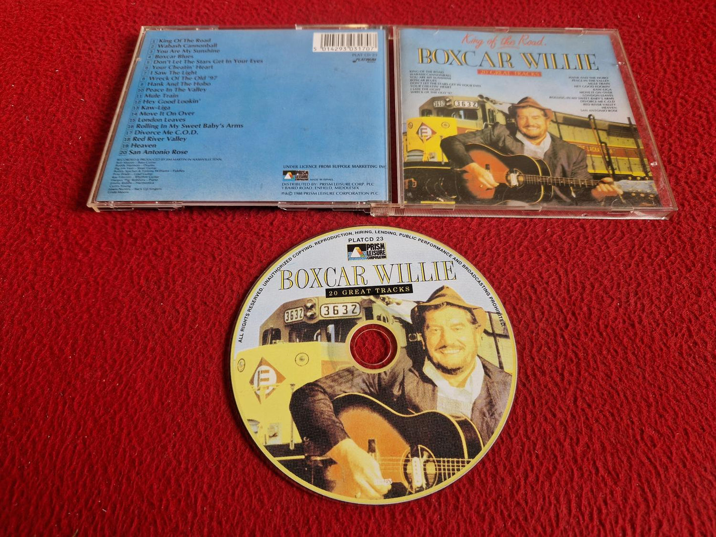 BOXCAR WILLIE KING OF THE ROAD CD