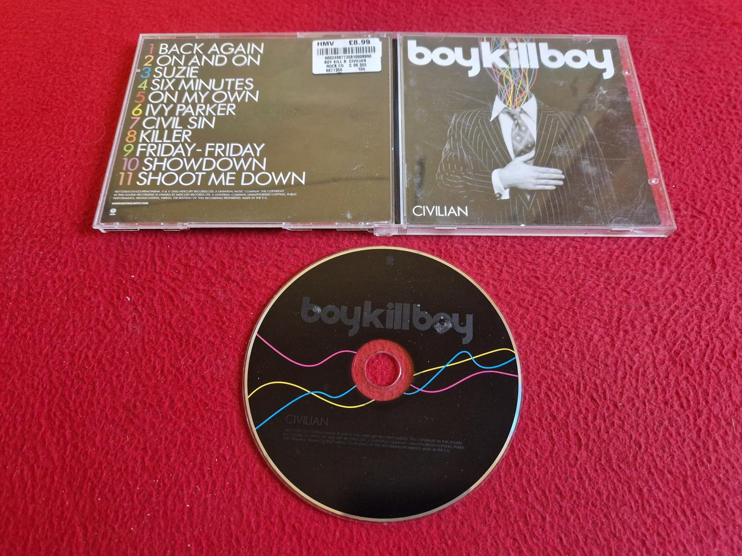 BOY KILL BOY CIVILIAN CD